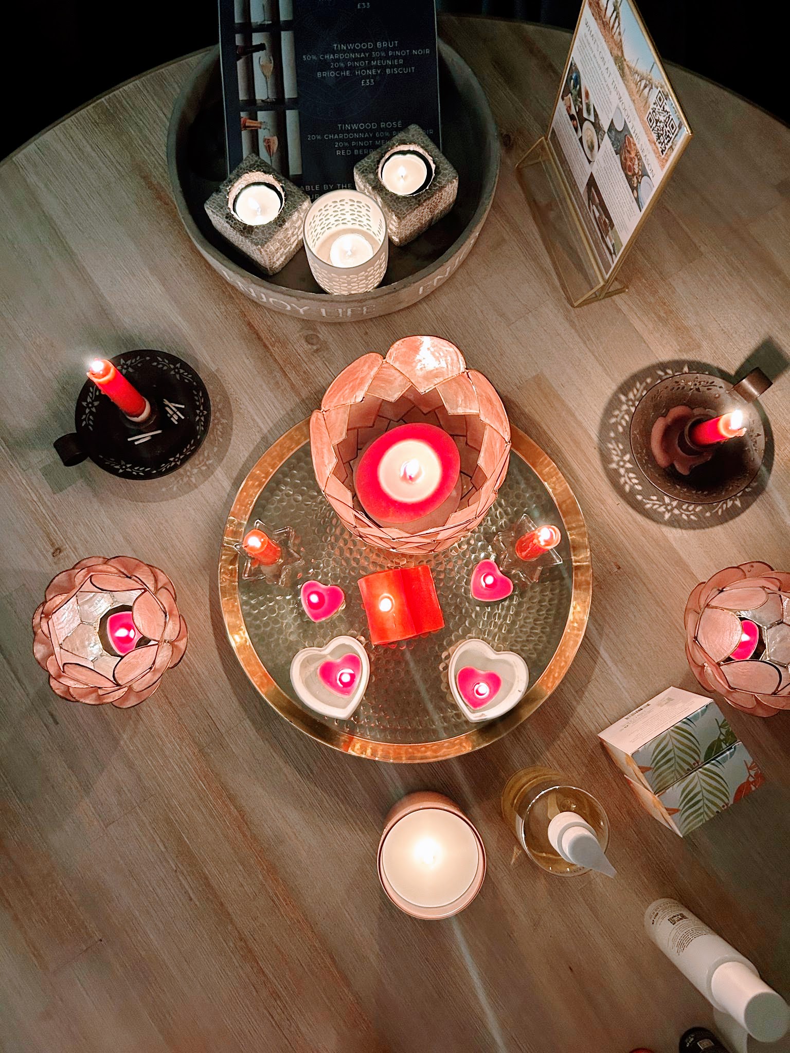 Valentines candle lit package Feb 2025